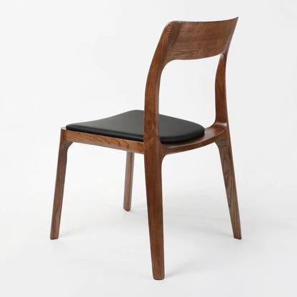 H Dining Chair, Walnut