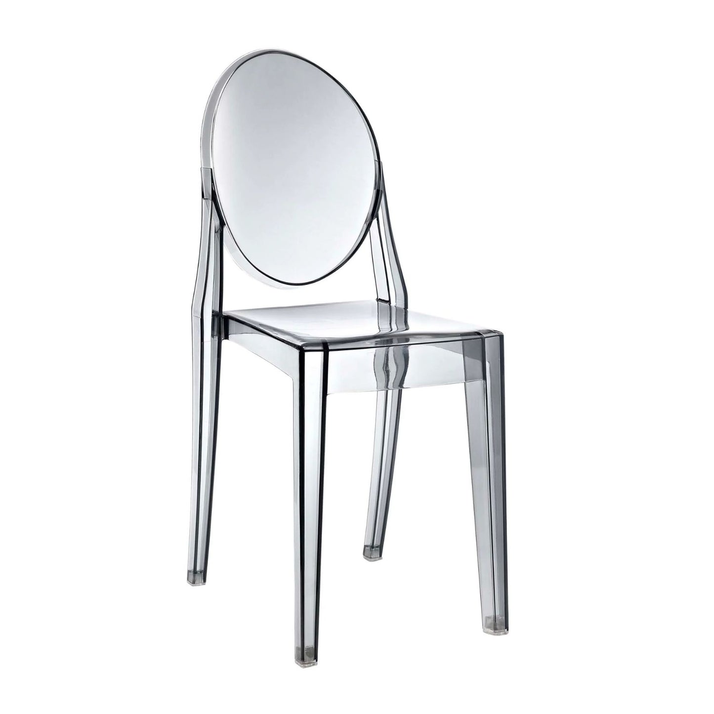 Ghost Dining Chair, Smoke Gray