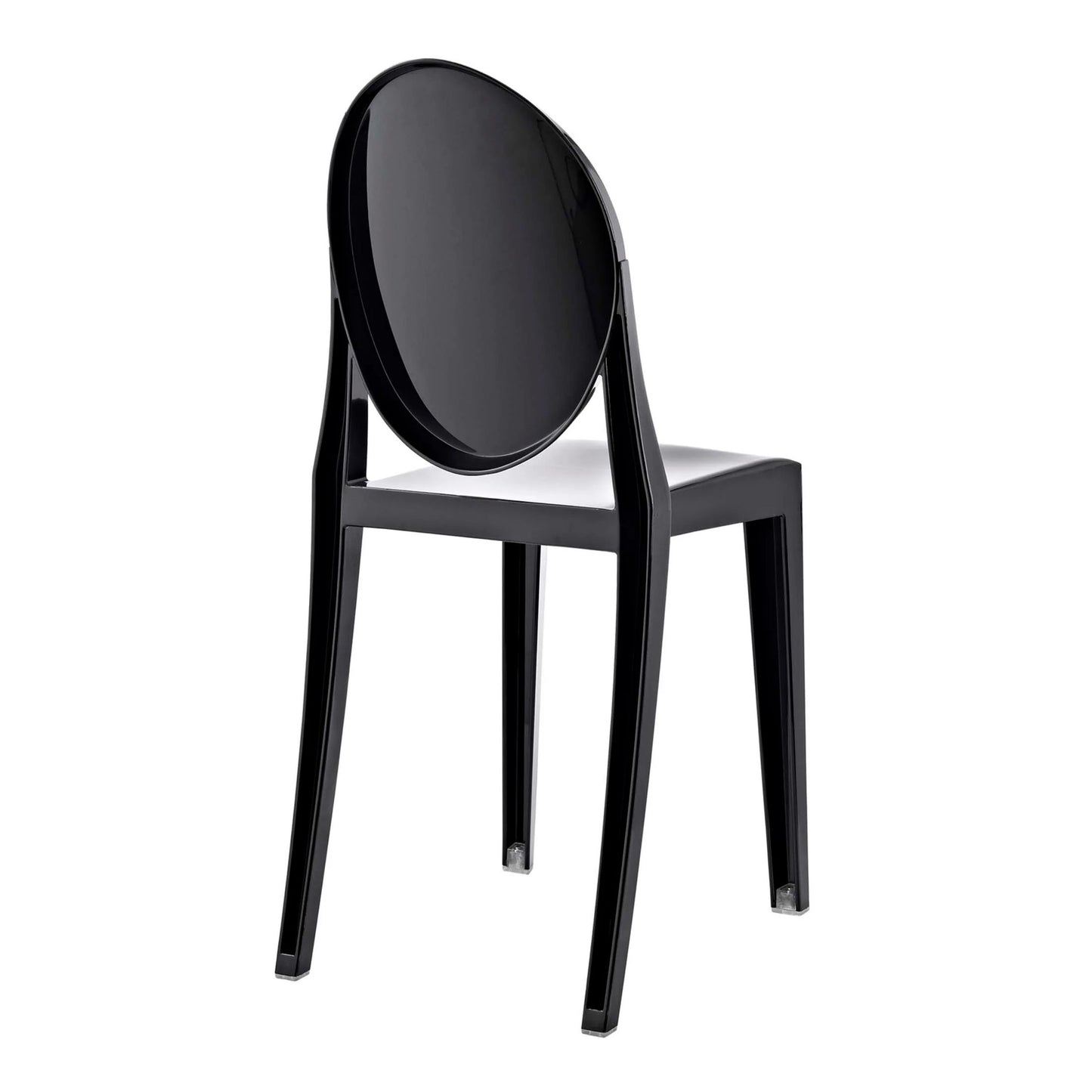 Ghost Dining Chair, Black