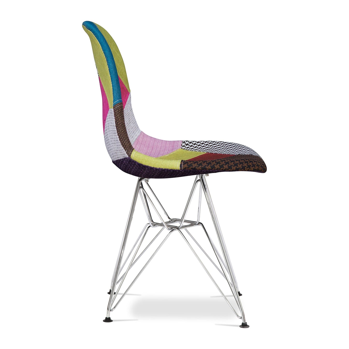 Eiffel Chair With Steel Legs, Multi