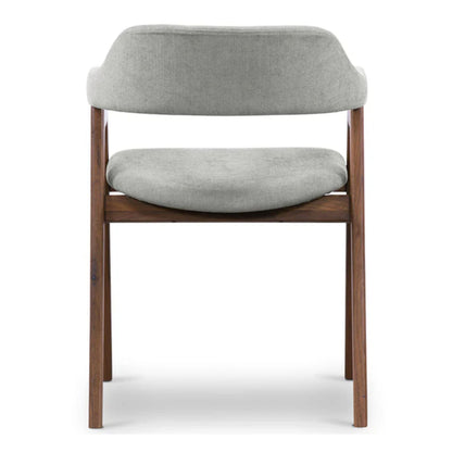 Atlas Fabric Dining Chair, Light Gray