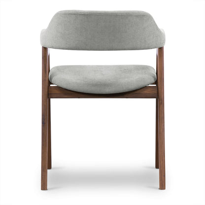 Atlas Fabric Dining Chair, Light Gray