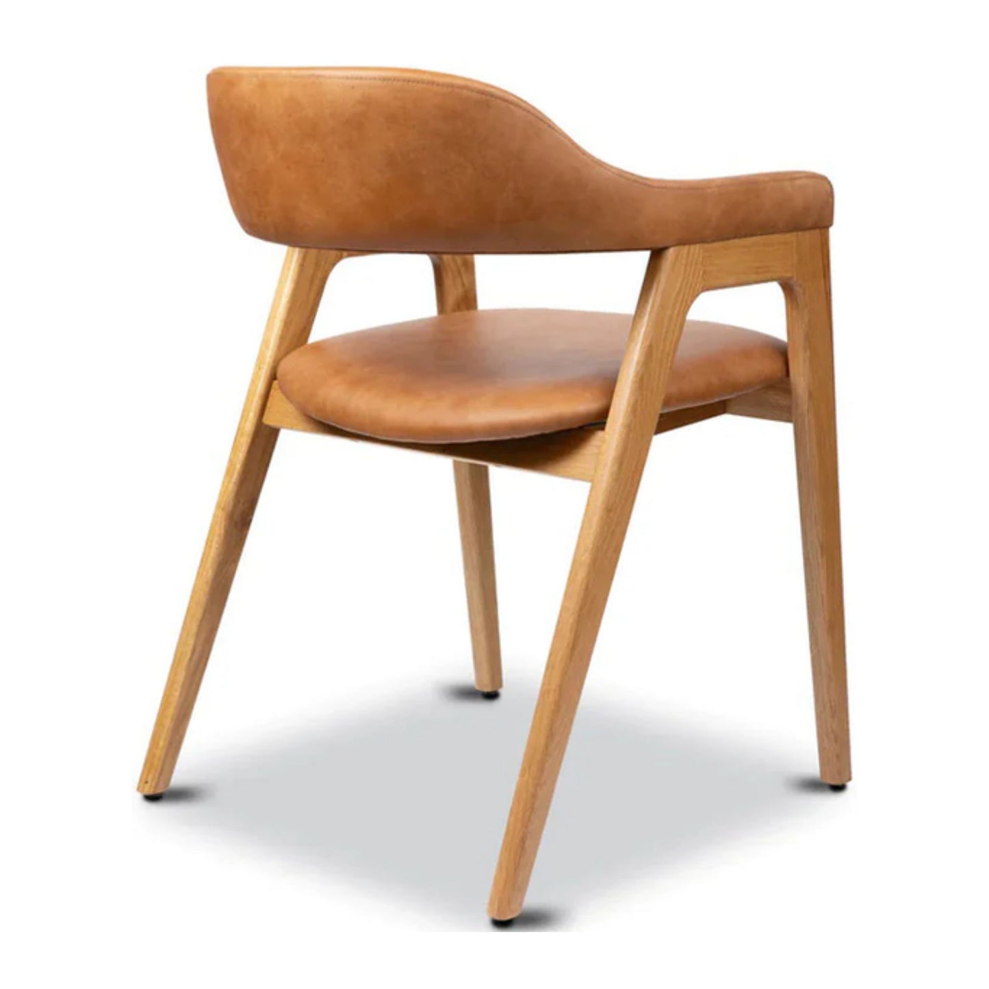 Atlas Leather Dining Chair, Tan