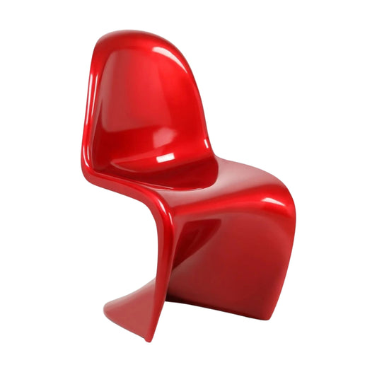 Wave Chair - Red, Glossy