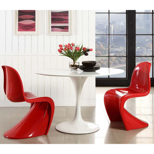 Wave Chair - Red, Glossy