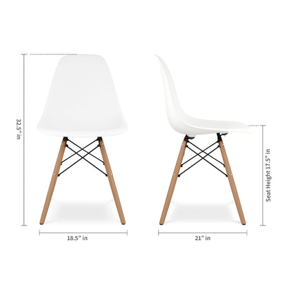 Eiffel Table Set, Wood Legs