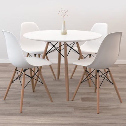 Eiffel Table Set, Wood Legs