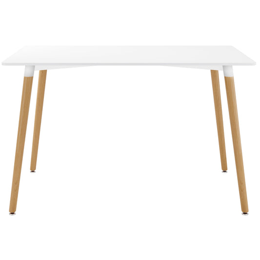 Vincent White Dining Set, Spindle Chairs