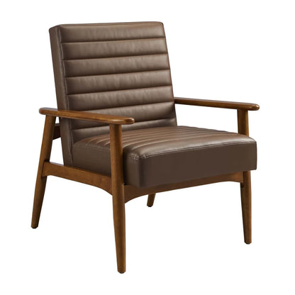Zain Lounge Chair, Brown