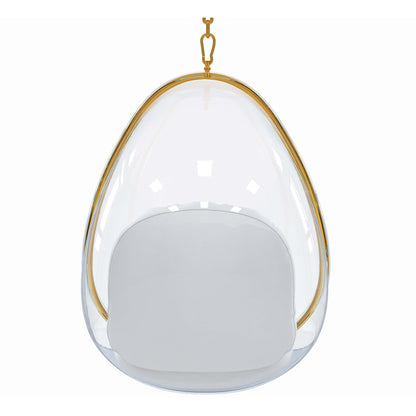 Scoop Hanging Chair, Gold