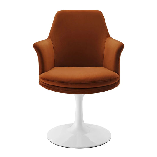 Rose Swivel Armchair, Tan