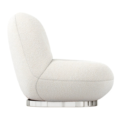 Breeze Swivel Chair, Stainless Steel