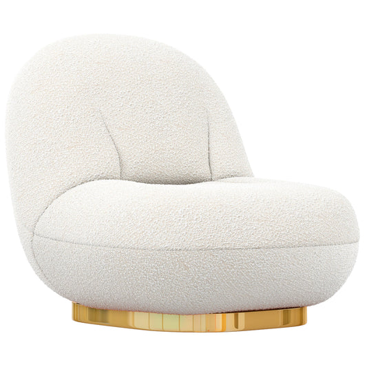 Breeze Swivel Chair, Gold