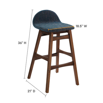 Remy Fabric Bar Stool, Navy