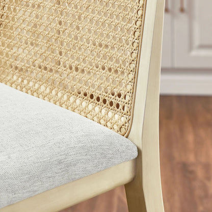 Mona Fabric Bar Stool, Natural