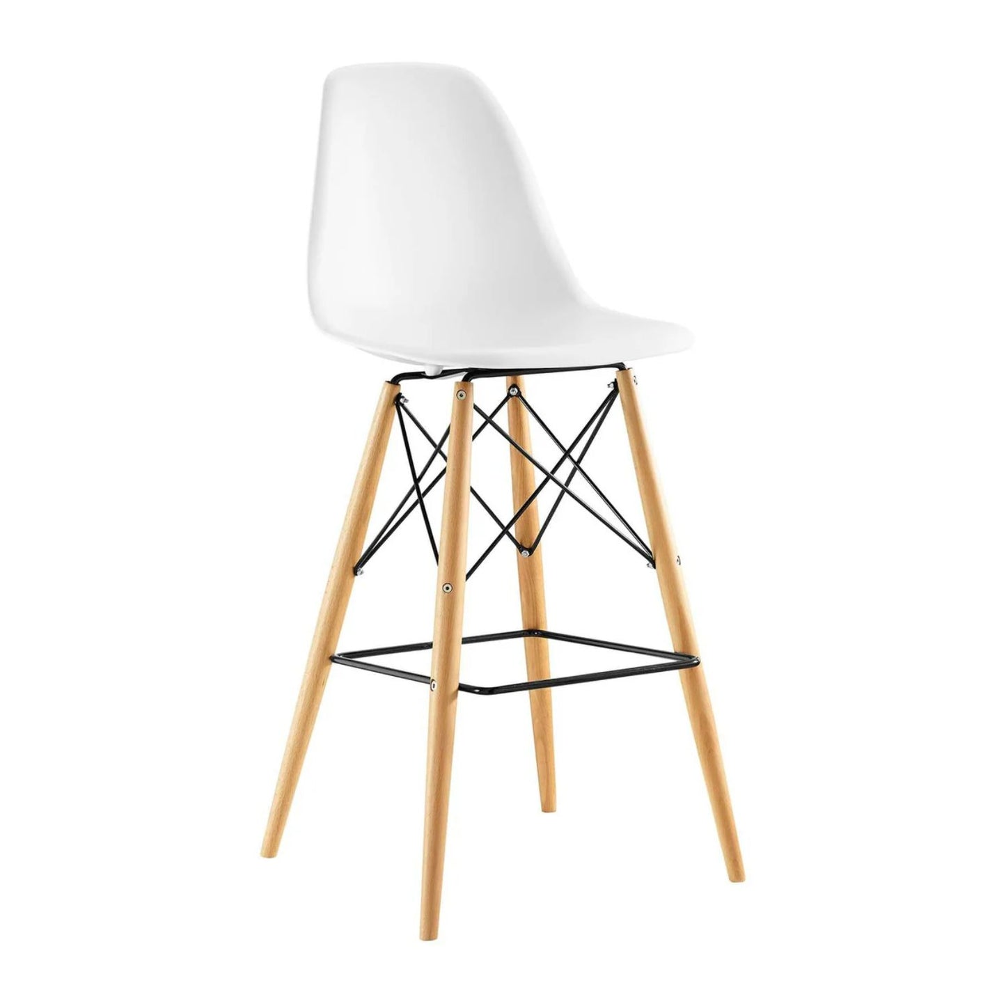 Eiffel Bar Stool, White