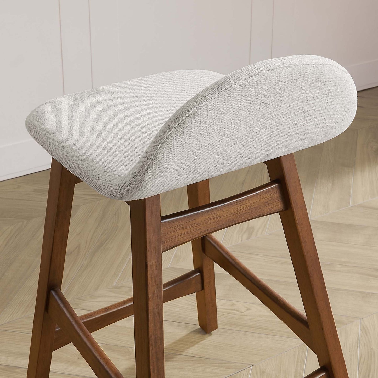 Remy Fabric Counter Stool, Ivory