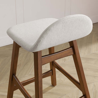 Remy Fabric Counter Stool, Ivory