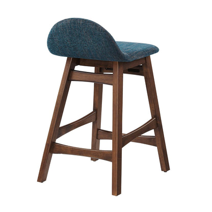 Remy Fabric Counter Stool, Navy