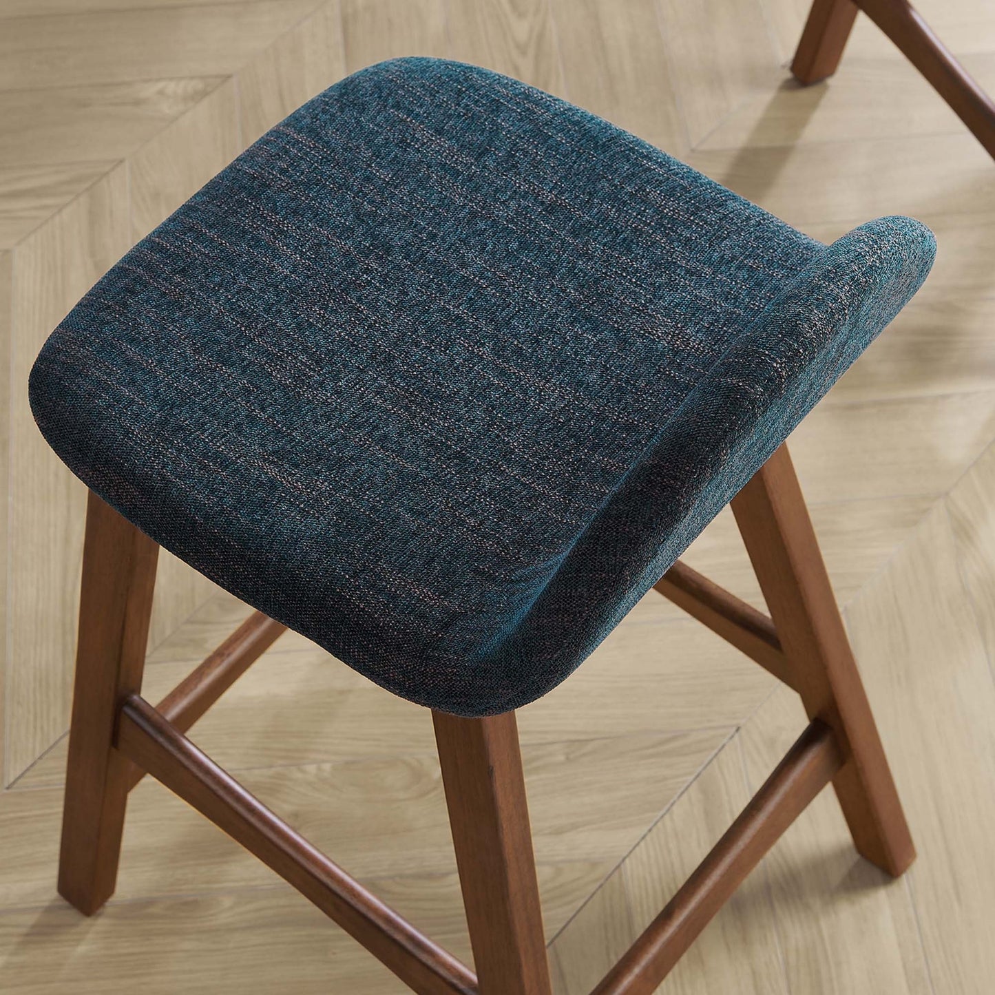 Remy Fabric Counter Stool, Navy