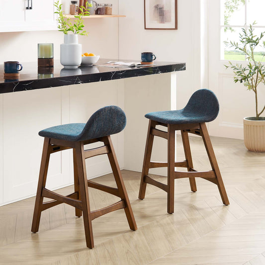 Remy Fabric Counter Stool, Navy