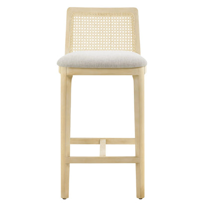 Mona Fabric Counter Stool, Natural