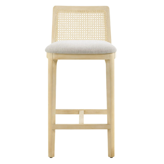 Mona Fabric Counter Stool, Natural