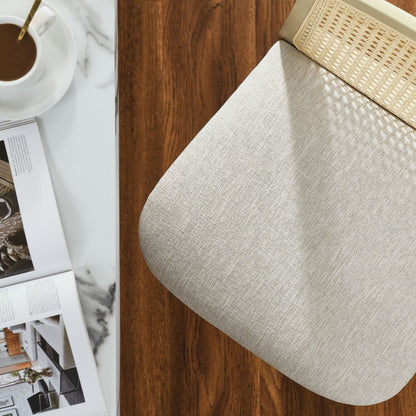 Mona Fabric Counter Stool, Natural