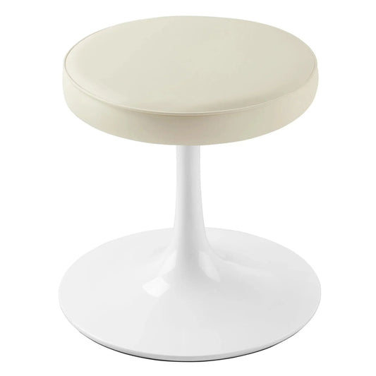Rose Stool, Beige Leather