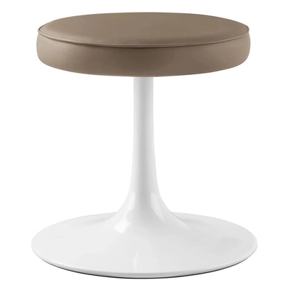 Rose Stool, Brown Leather