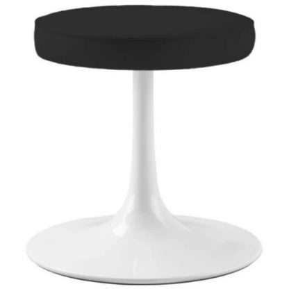 Rose Stool, Black Leather