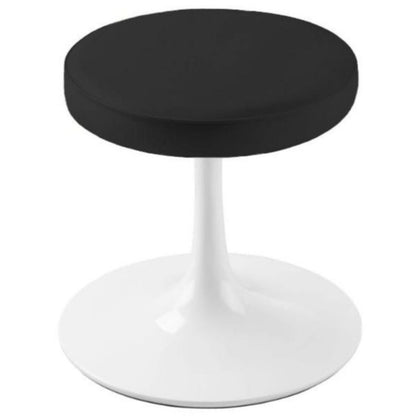 Rose Stool, Black Leather