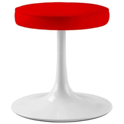 Rose Stool, Red Leather