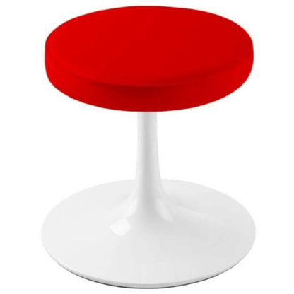 Rose Stool, Red Leather