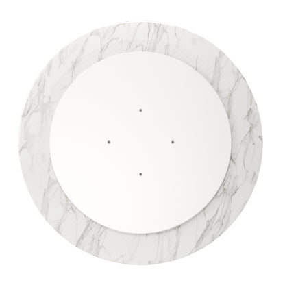 Tulip Marble Dining Table - 32" Round White