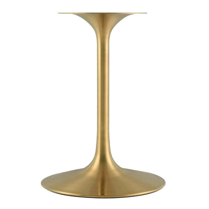 Tulip Marble Dining Table - 36" Round, Gold Base