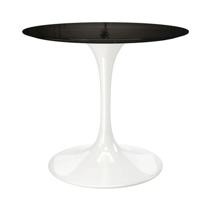 Tulip Fiberglass Dining Table , 36" Round White Base