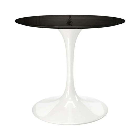 Tulip Fiberglass Dining Table , 36" Round White Base