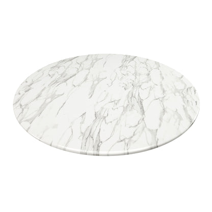Tulip Marble Dining Table - 40" Round White