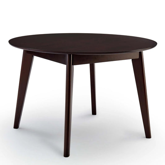 Larsen Wood Dining Table - 45" Round, Cappuccino