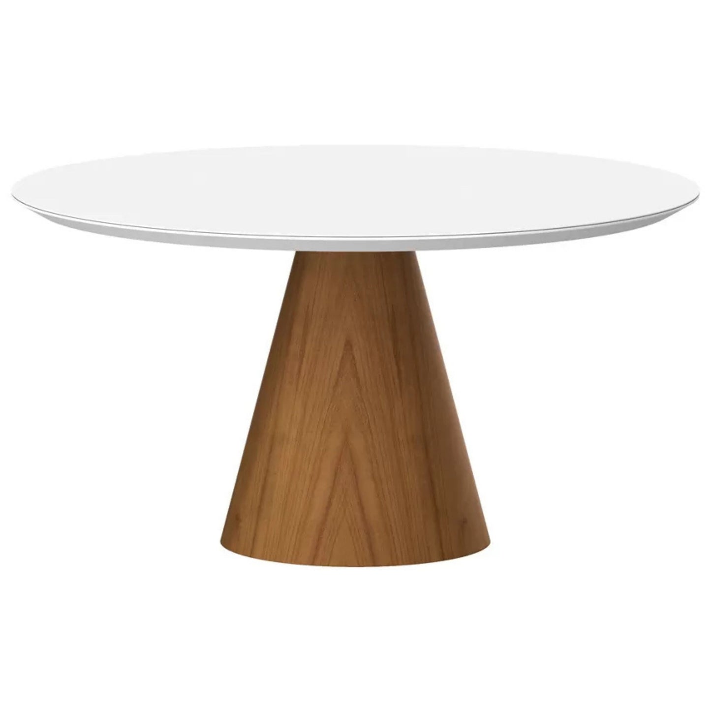 Abrey Dining Table, Round - Walnut