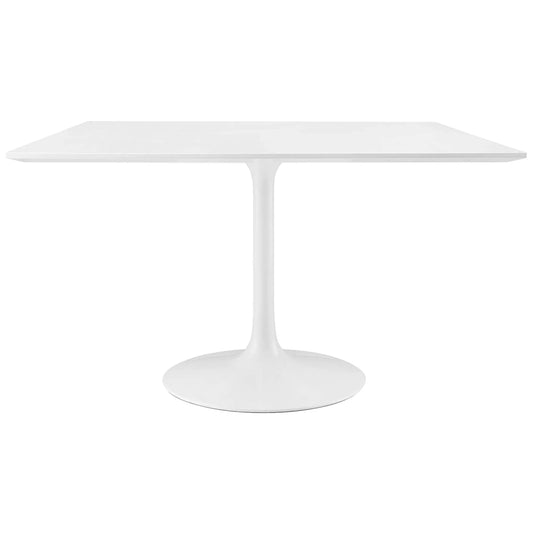 Tulip Dining Table, 32" Square White