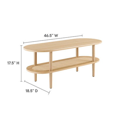 Callix Coffee Table, Natural