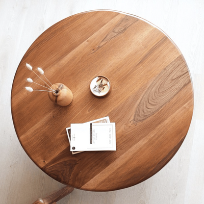 Jasper Coffee Table Round, Walnut