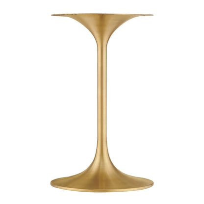 Tulip Marble Side Table - 20" Round, Gold Terrazzo