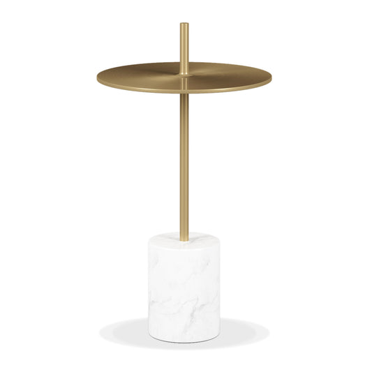 Poke Side Table With Handle, Gold