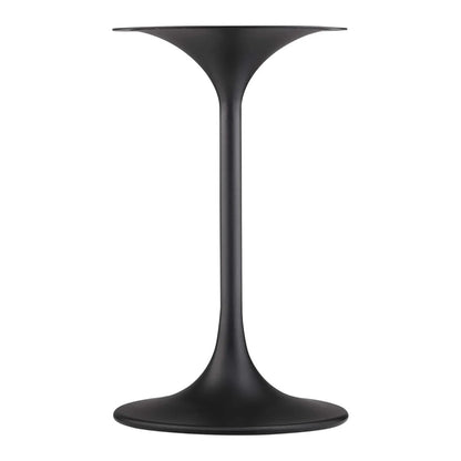 Tulip Marble Side Table - 20" Round, Black
