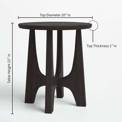 Jose End Table, Black