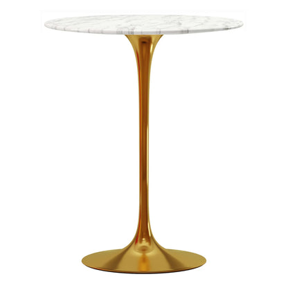 Tulip Marble Bar Table, 32" Round