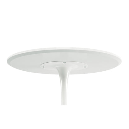 Tulip Wood Top Bar Table, 35.5" Round